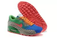 nike air max prm em 90 femme chaussures releases classique pas cher vert orange